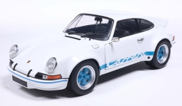 421186587 Porsche 911 Carrera RSR 1973 white / blue 1:18
